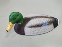 Moteur floqué Silhouette Plastique Mouvement électrique Pas cher Utilisé Soufflage Moule Eva Motorisé Colvert En Gros Bois Canard leurres Chasse