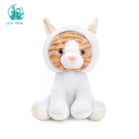 OEM Design vente de gros personnalisable PP coton rempli de peluche animal doux chat poupée en peluche jouet