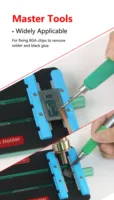 Platform Penyangga Chip PCB Mainboard S-201 untuk Macbook/iPhone/iPad/PC, Berbagai Penyangga, Alat Perbaikan BGA
