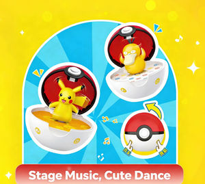 Caja Musical Creativa Lingdong con Figura <span class=keywords><strong>de</strong></span> <span class=keywords><strong>Pokémon</strong></span>, Pikachu y Psyduck, Juguete Infantil, Regalo. - Product Image 1