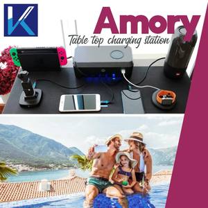 2025 Meilleure vente de lampe LED commerciale de table chargeur multifonction personnalisé pour téléphones portables haut-parleurs écouteurs - Product Image 6