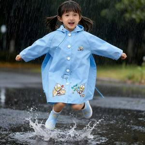 방수 여행용 어린이 야외 캠핑 재사용 가능 맞춤형 로고 도매 남아용 우비 - Product Image 3