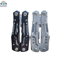 Couteau de poche multifonction en acier inoxydable, pinces pliantes, mini outils de réparation portables multi-usages pour l'extérieur