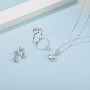 <span class=keywords><strong>Messi</strong></span> — boucles d'oreilles 925 en argent massif, bijoux en or blanc, diamant, momanite, vente en gros - Product Image 6