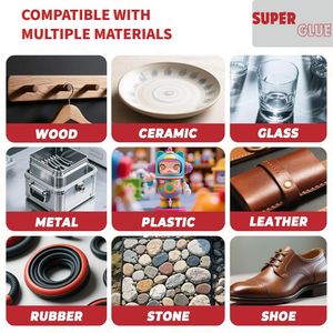 Super cola para paisagismo de aquários, adesivo de cianatoacrilato, cola instantânea de secagem rápida para plástico, madeira, metal, artesanato, reparo, - Product Image 2