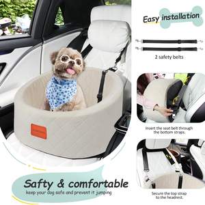 Großhandel Luxuriöse Erhöhte Hundebetten mit Neuem Design Stilvoller Autositzbezug für Haustiere - Product Image 4