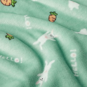 <strong>Custom</strong> Super <strong>Soft</strong> <strong>Sublimation</strong> Printing Knitted Plush Baby Flannel Fleece <strong>Blanket</strong> - Product Image 4