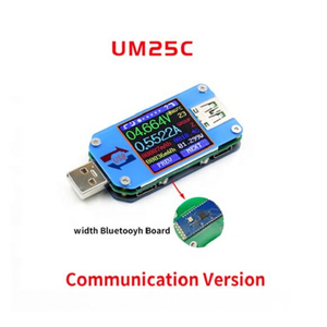 UM25 UM25C Dành Cho APP USB 2.0 LCD Vôn Kế Ampe Kế Máy Đo Điện Áp Dòng Điện Pin Đo Pin Điện Trở Cáp - Product Image 6