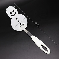 Qualité alimentaire arbre De Noël bonhomme de neige bonhomme de pain d'épice en nylon biscuits spatule turner