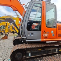 Mini-excavatrice d'occasion Hitachi ZAXIS80 de 8 tonnes du Japon, populaire, à prix abordable, en promotion