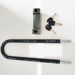 Cadenas intelligent avec alarme <span class=keywords><strong>pour</strong></span> moto, vélo électrique, antivol en U, grande <span class=keywords><strong>porte</strong></span> en verre - Verrou de sécurité haute performance avec alarme - Product Image 3