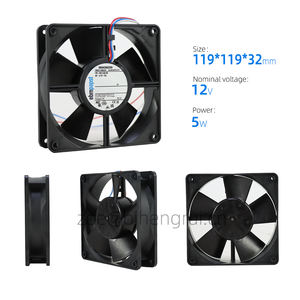 Ventiladores Axiales Compactos de Refrigeración para Gabinetes, 4312/19, 12V DC, 119x119x32mm, Aspas de Plástico, Rodamiento de Bolas, 5W, 2800 RPM - Product Image 2