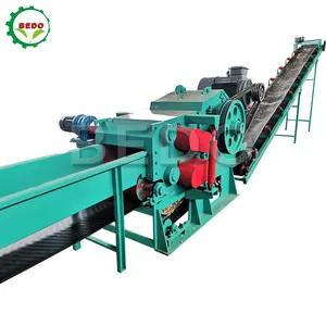 Trống Chipper Gỗ Nghiền Băm Nhỏ Máy Với Búa