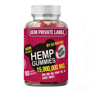 विश्राम तनाव राहत आहार पूरक के लिए ओम निजी लेबल हेम्प गुम्मीज़ - Product Image 1
