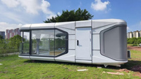 Luxe Espace Capsule Maisons Mobile Petite Maison Cabine Hôtel Apple Cabine Conteneur Maison 2 Chambres Camping Maison