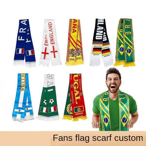 Sciarpa Jacquard per Tifosi di Calcio, Sciarpa Personalizzata con Logo e Slogan, Sciarpa per Eventi Sportivi, Regalo per Tifosi di Club - Product Image 1