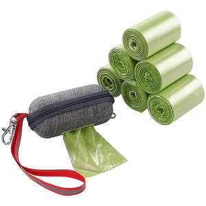 Custom Biodegradable Dog <b>Poop</b> <b>Bags</b> Compostable Pet Waste <b>Bags</b> with <b>Dispenser</b> Eco Friendly OEM Manufacturer - Product Image 1