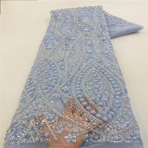 Materiales <span class=keywords><strong>para</strong></span> <span class=keywords><strong>Bodas</strong></span>, Encaje Africano, Telas Económicas en Stock, Tela de Encaje de Malla Francesa <span class=keywords><strong>para</strong></span> <span class=keywords><strong>Vestidos</strong></span> de Fiesta en Gambia, <span class=keywords><strong>Comprar</strong></span> Tela Barata en Línea - Product Image 5