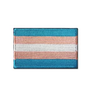 Parche Bordado con el Logotipo del Orgullo Gay LGBT Bisexual con Gancho y Bucle - Product Image 5