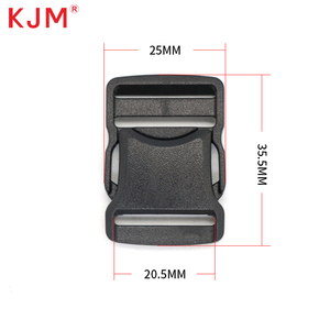 POM 38MM Hebilla de plástico Cerradura Logotipo personalizado <span class=keywords><strong>Bolso</strong></span> de gran tamaño con características convenientes Piezas y accesorios especiales para bolsas - Product Image 1