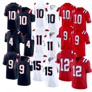 Benutzer definierte Günstige 9 # JUDON 4 # ZAPPE 12 # BRADY 10 # MAYE #15 ELLIOTT 87 # GRONKOWSKI Limited America Genähtes Fußball-Rugby-Trikot - Product Image 1