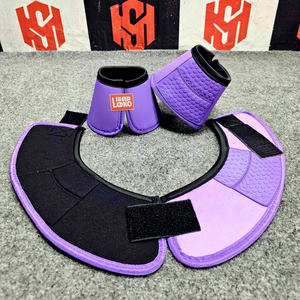 Protège-pattes pour chevaux durables, respirants et légers avec fermeture auto-agrippante, ajustement facile, en néoprène, options de couleur et de logo personnalisées - Product Image 1