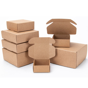 Kraft packaging carton Festival party gift box soap carton supports Kraft packaging box