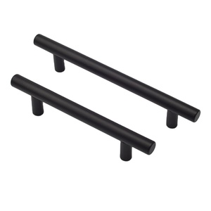 Barre en T creuse en acier inoxydable Offre Spéciale quincaillerie de meubles de chambre à coucher poignées d'armoire et boutons d'accessoires de tiroir pour la cuisine - Product Image 1