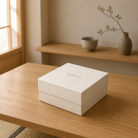 Boîte d'emballage en papier artistique Zen Wagami avec logo personnalisé, boîte cadeau pour thé et encens écologique, vente en gros
