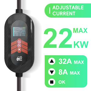 E-Mingze Borne de Recharge Portable Type 2 32A Triphasée 22kW Réglable avec Application Intelligente et Gestion de la Charge pour Véhicules Électriques – Recharge Rapide Extérieure pour Domicile - Product Image 5