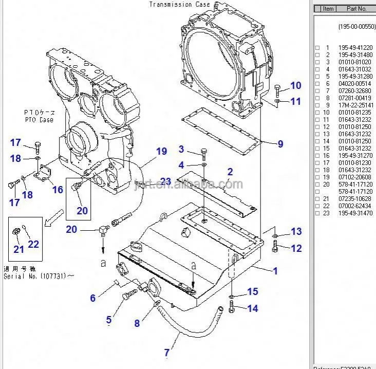 GD825A-6เหมืองถ่านหินประกอบ07260-27416สำหรับ4587912