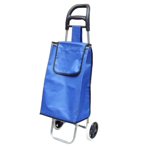 Bolsa de transporte de poliéster multifuncional y ligera, carrito de compras plegable <span class=keywords><strong>con</strong></span> <span class=keywords><strong>ruedas</strong></span> para uso en el mercado del vino - Product Image 6