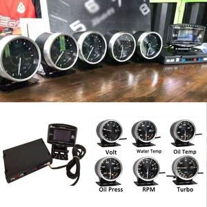 เกจ์วัด ADVANCE <span class=keywords><strong>A1</strong></span> รุ่น 6Link OBD สำหรับควบคุมอุณหภูมิน้ำ แรงดันไฟฟ้า แรงดันเทอร์โบ อุณหภูมิน้ำมัน แรงดันน้ำมัน วัดรอบเครื่องยนต์ RPM ZD - Product Image 4