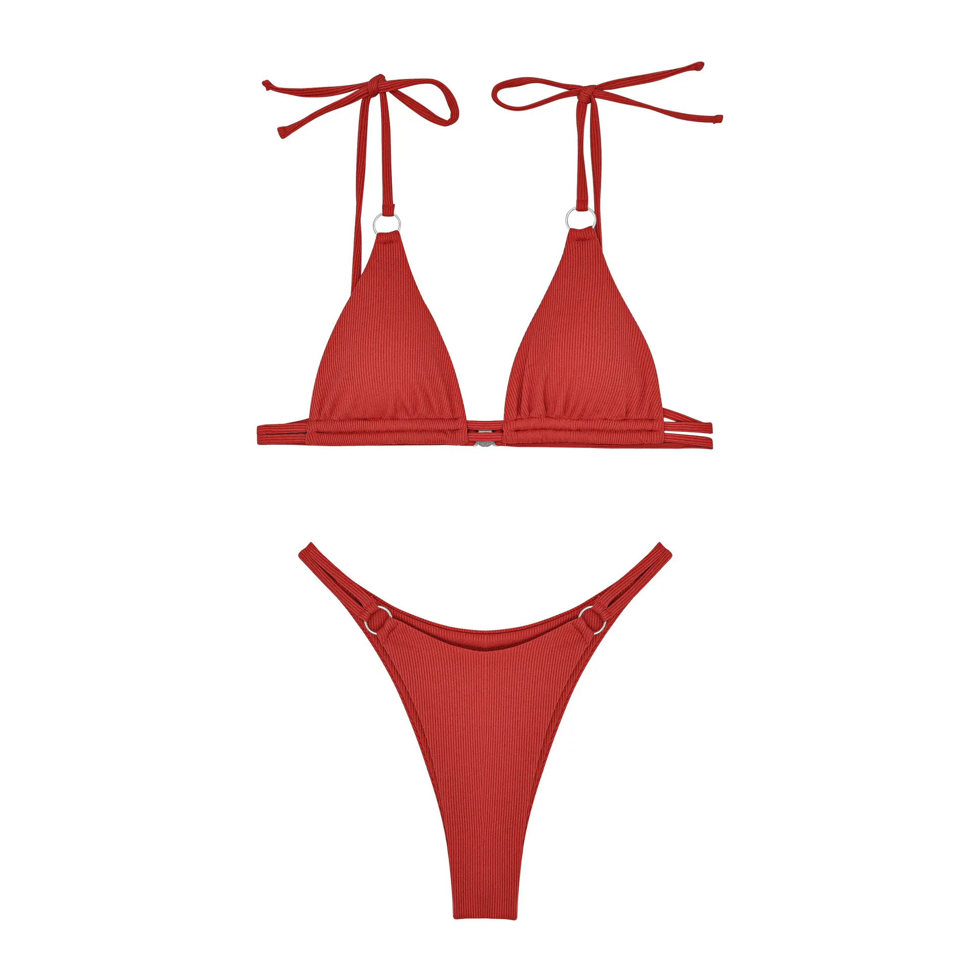 Double-face sexy piccola striscia di fossa corpo triangolare bikini commercio estero costume da bagno transfrontaliero 4051