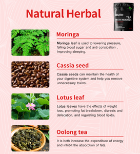 वयस्क के लिए सबसे अच्छा फ्लैट जलने वाली मुर्ंगा चाय तत्काल पाउडर से वजन कम 28 बैग - Product Image 5