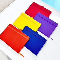 Carnet de notes en cuir PU avec logo personnalisé de haute qualité A5 A6 Budget Business School Office Diary Journal Notebook avec bande élastique