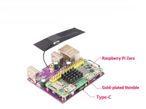 Carte de développement RPi0_CAT1 pour Raspberry Pi <span class=keywords><strong>Zero</strong></span> Series 4G CAT1 LTE Ethernet PCIe Plug & Play Ordinateur monocarte avec OS Linux - Product Image 3