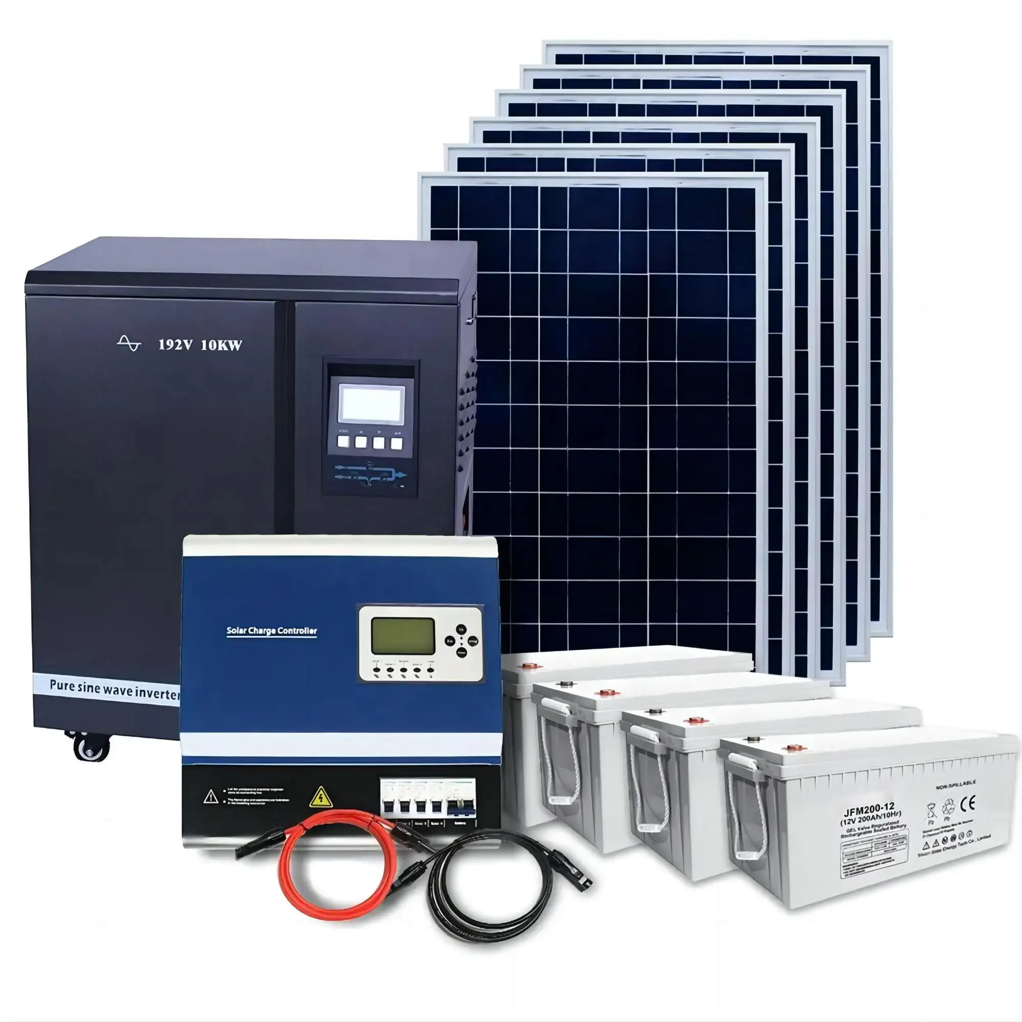 Конфигурация экономия затрат солнечной энергии системы на сетке высокого качества с моно солнечной панелью 500 Вт
