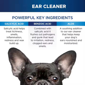 น้ำยาทำความสะอาดหูสัตว์เลี้ยงสูตรธรรมชาติและเป็นมิตรต่อสิ่งแวดล้อม ช่วยลดอาการคัน รอยแดง กลิ่นไม่พึงประสงค์ <span class=keywords><strong>ไร</strong></span>ฝุ่น เชื้อรา และการติดเชื้อจากยีสต์ - Product Image 2