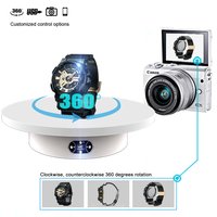 Plateau tournant électrique, 30cm, 360 p, table tournante, vitesse réglable, télécommande, affichage de produits de photographie