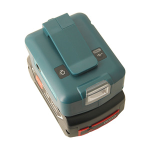 C & P ULE06BS adattatore caricabatteria portatile luce LED, con porte C e USB C PD3.0 veloce ricarica adattatore LED - Product Image 6