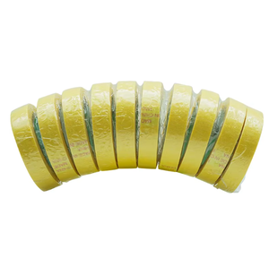 Rollo <span class=keywords><strong>Jumbo</strong></span> de papel crepé de alta calidad, cinta adhesiva de goma de un solo lado para pintar y hacer bricolaje, venta al por mayor de fábrica - Product Image 1