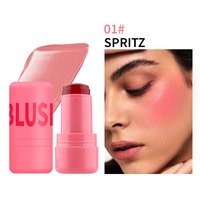Stick de blush naturel effet gelée Private Label, teinté pour les lèvres et les joues, longue tenue, pigment waterproof, cosmétique en gros