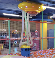 Nouveau design parc d'attractions pour enfants équipement de cascade UFO piscine à balles fontaine à cascade à vendre