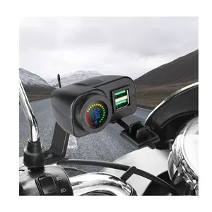 Waterproof Motorcycle Usb Power Usb Charger Moto Motorcycle USB-C Charger Handle Bar 12V