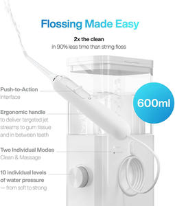 Custom Household Countertop <strong>Water</strong> <strong>Flosser</strong> Portable Dental Jet Teeth Cleaning <strong>Water</strong> Pick Family Oral Flossing Device - Product Image 1