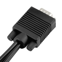 Câble adaptateur SVGA VGA vers S-Video 3 RCA Composite AV TV Converter