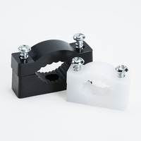 Serre-câble robuste en nylon à deux boulons, pince de fixation pour câbles, support de conduit en plastique pour armoire électrique