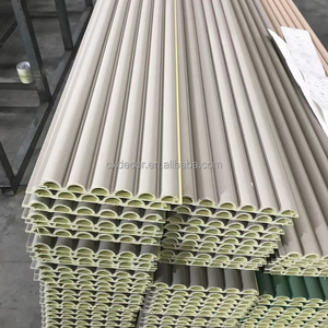 Panneaux muraux à lamelles en bois écologique avec de superbes motifs Mur intérieur cannelé en PVC grain de bois WPC pour décoration d'hôtel - Product Image 2