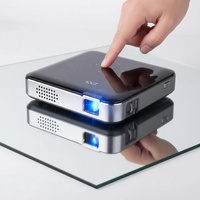 Proyector de Video Inteligente Portátil Full HD Inalámbrico WiFi para Teléfono Inteligente, Laptop, Mini Cine en Casa, Uso en Exteriores